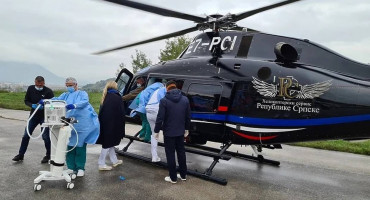 Trudnica koja je helikopterom prebačena u Zagreb stabilno