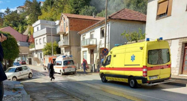 Bračni par ozlijeđen u požaru u Širokom Brijegu