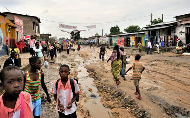 Kinshasa ulica ljudi