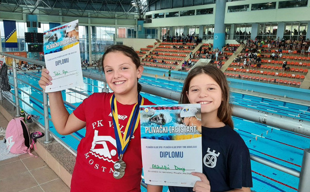 Plivačice Veleža ostvarile ciljeve, a 'pokupile' su i dvije medalje