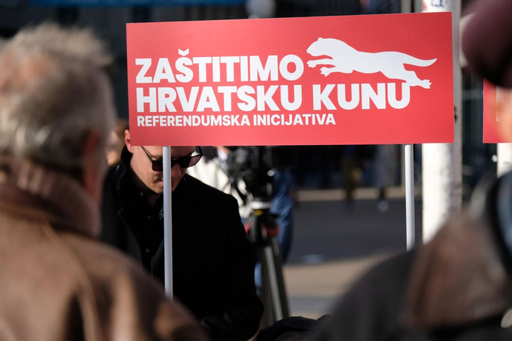 ZAŠTITA HRVATSKE KUNE Prikupljeno više od 300.000 potpisa, zasad nedovoljno za referendum