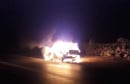 Izgorio automobil na cesti Grude - Posušje