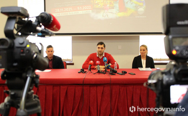 press povodom doceka nove godine i kucice u setalistu Mostar