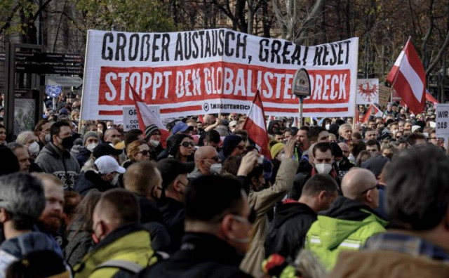 Austrija prosvjedi