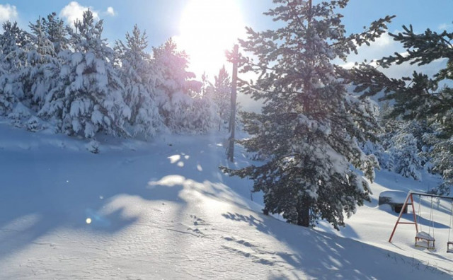 SNJEŽNA IDILA NA BLIDINJU Palo više od 50 cm snijega