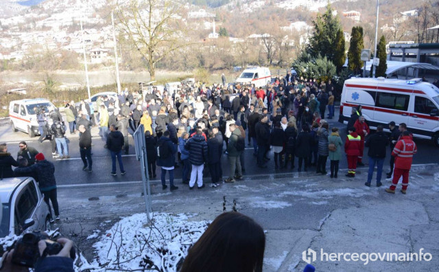 Prosvjed zdravstvenih djelatnika Konjic