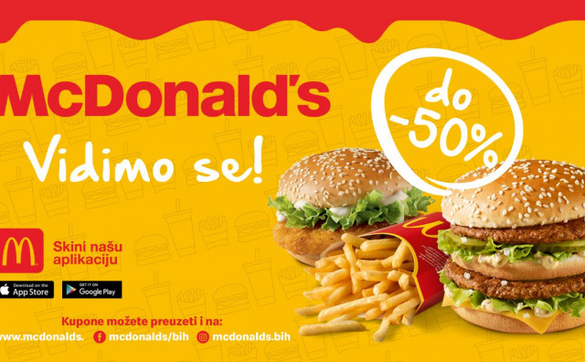 Novi kuponi su stigli! Uštedite u McDonalds’u do 50%!