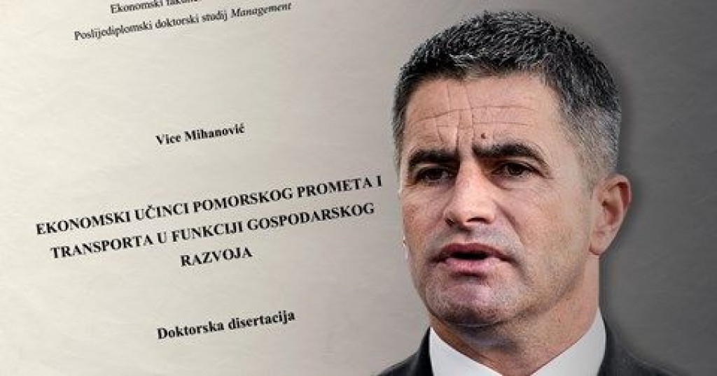 Prorektor sa SUM-a Zdenko Klepić u Povjerenstvu koje je dodijelilo doktorat HDZ-ovcu Mihanoviću za koji se tvrdi da je plagijat