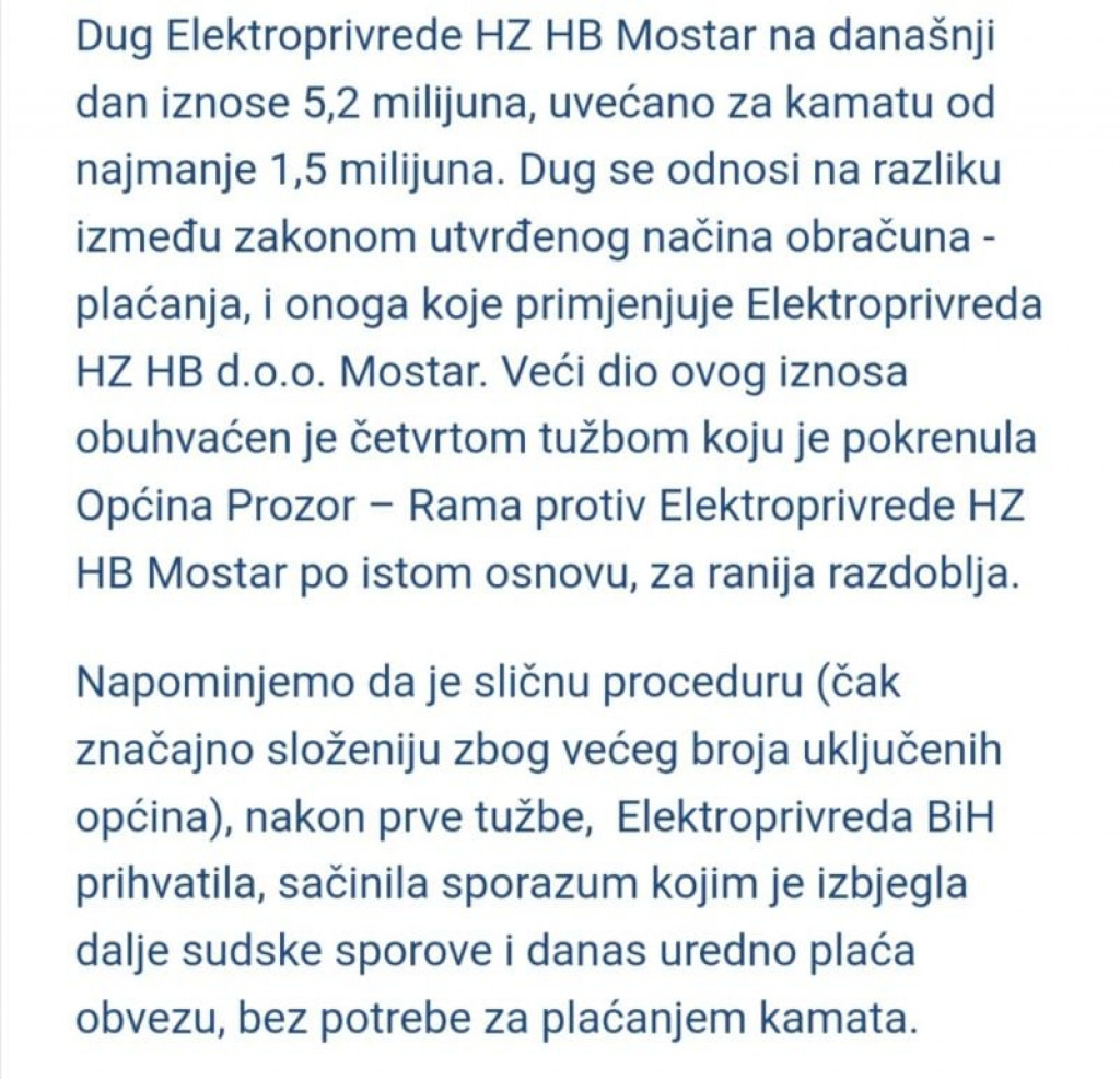 Elektroprivreda HZ HB d.d. Mostar