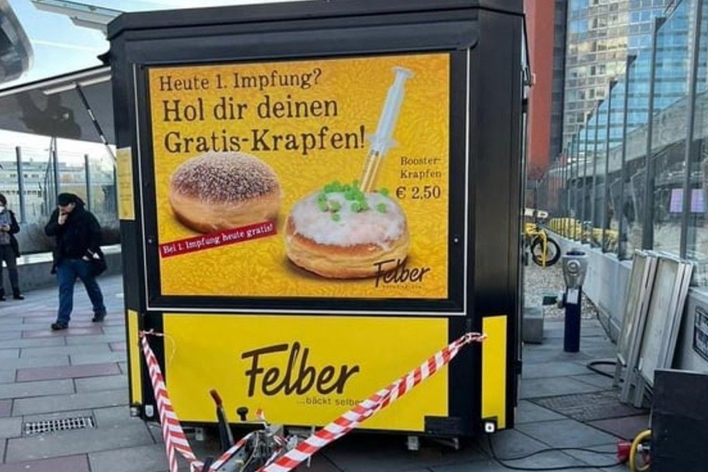 NAKON LUTRIJE Za prvo cijepljenje u Austriji dobijete besplatnu krafnu