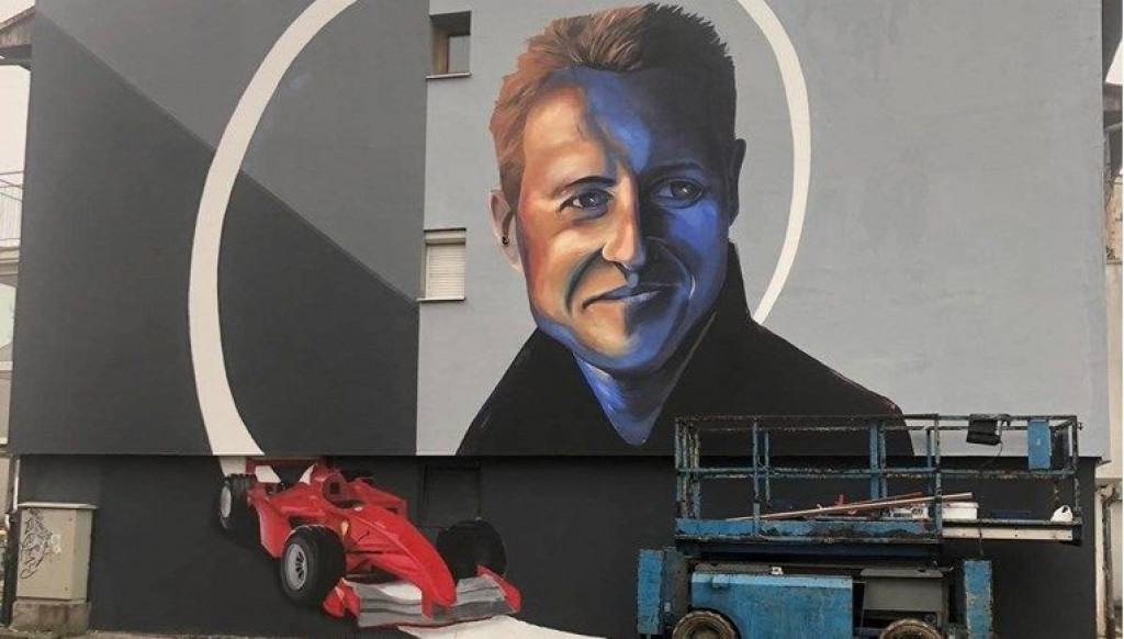 SARAJEVO Osvanuo mural posvećem Michaelu Schumacheru