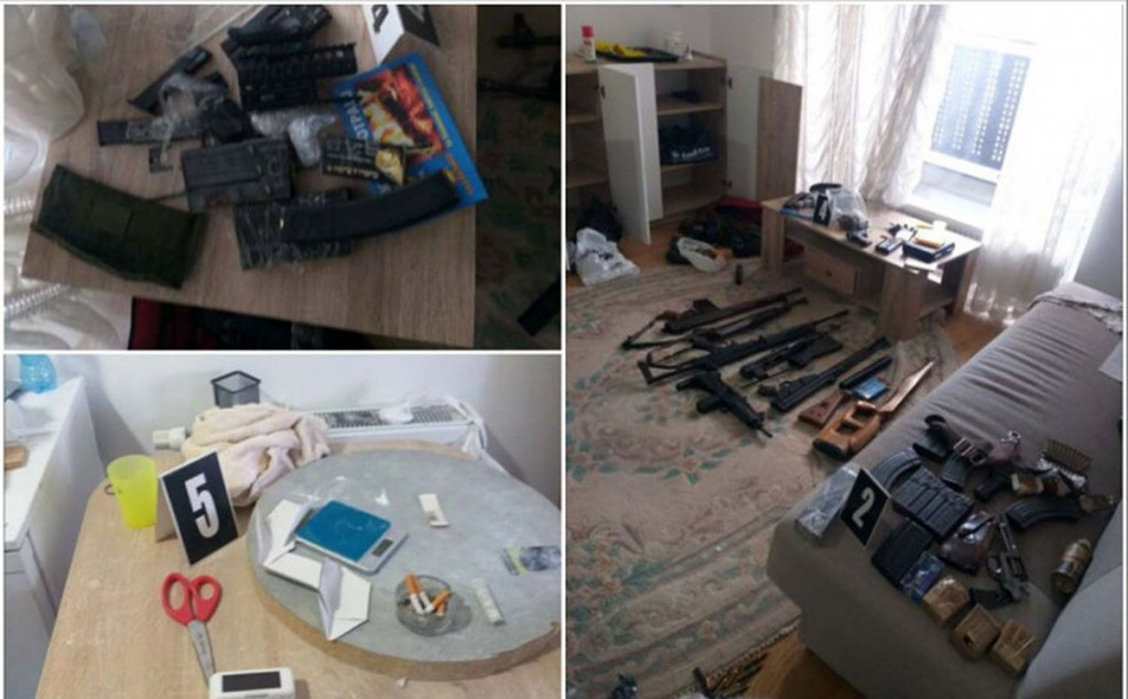 SARAJEVO Kod jednog od osumnjičenih za sudjelovanje u ubojstvu proneđene bombe, puške, droga, raketni bacač ...