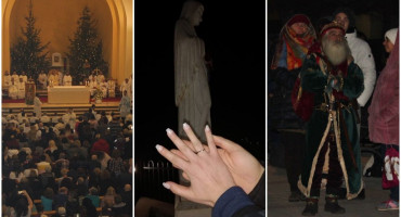Tisuće hodočasnika u Međugorju proslavilo Novu godinu, 'pala' i prosidba na Brdu ukazanja