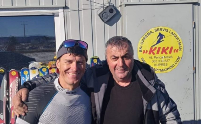 Ivica Kostelić skijao danas na Kupresu