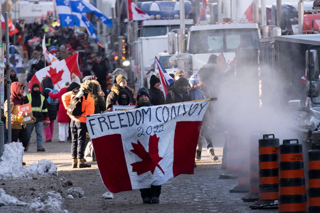 konvoj slobode,Kanada,kamiondžije,prosvjedi
