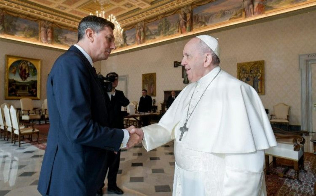 SLOVENSKI PREDSJEDNIK "Papa Franjo je posebno zabrinut za stanje u BiH"
