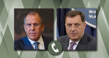 IMPLEMENTACIJA DOGOVORA IZ MOSKVE Milorad Dodik razgovarao sa Sergejem Lavrovom