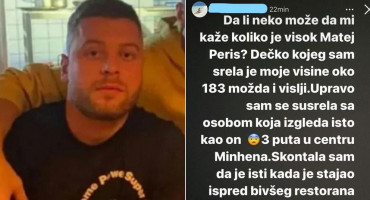 DOJAVA MANEKENKE SHVAĆENA OZBILJNO Policija provjerava je li mladić viđen u Njemačkoj Matej Periš