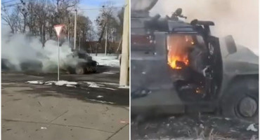 Rusi ušli u Harkiv, Ukrajinci im uništavaju vozila