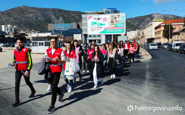 Mostarski Crveni križ i mladi obilježili dan borbe protiv vršnjačkog nasilja