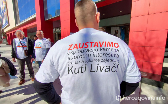 Mještani Kuti Livča u Mostaru: "Zaustavimo nelegalnu eksploataciju kamena suprotnu interesima lokalne zajednice"