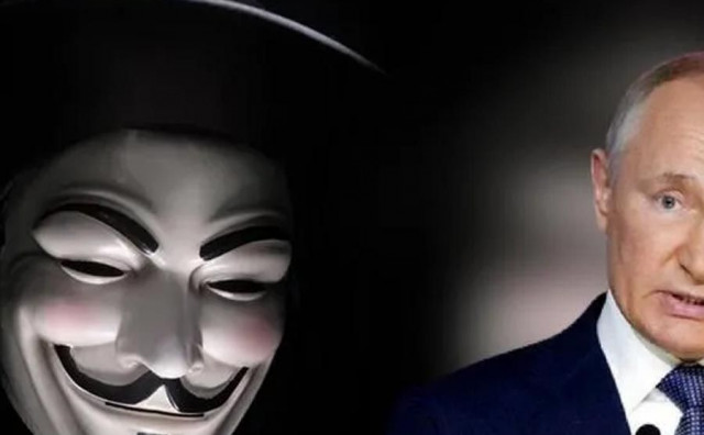PUSTILI UKRAJINSKE PJESME Anonymousi hakirali web Kremlja i ruskih televizija