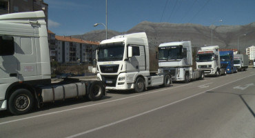 Trebinje prosvjed autoprijevoznici