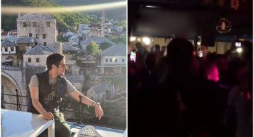 "BOCE LETJELE NA SVE STRANE" Nikola Rokvić morao prekinuti nastup u Mostaru