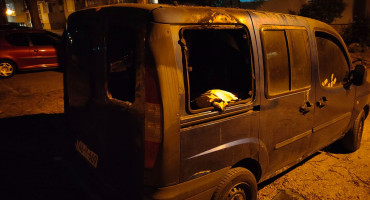 Manji požar Fiat Mostar