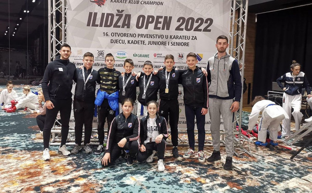 Karate klub Široki Brijeg na Ilidža openu 2022