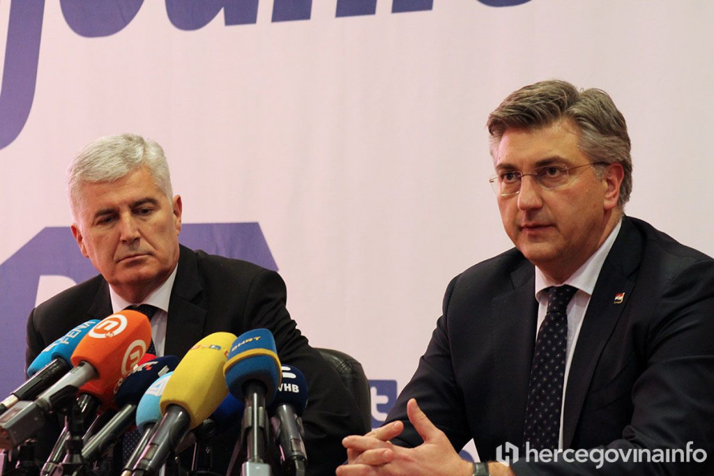 PLENKOVIĆ "NEKIM" HRVATSKIM STRANKAMA U BIH "Ako mislite da će vam Milanovićeve blokade pomoći, bojim se da niste u pravu"