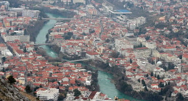Mostar panorama Neretva