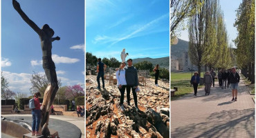 Uskrs, Međugorje, hodočasnici