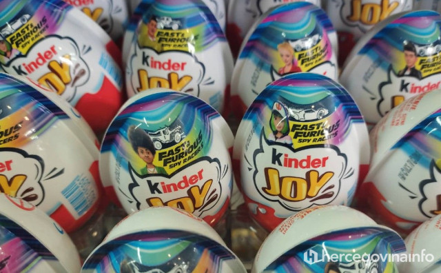 FSA Ferrero povlači nekoliko serija Kinder jaja