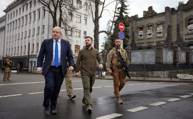 Zelenski i Johnson u Kijevu