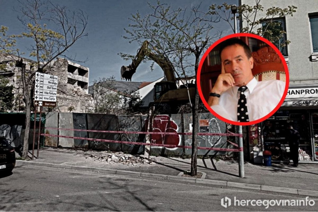 Odvjetnik Faruk Ćupina srušio zgradu bez odobrenja za uklanjanje, inspekcija kaže da je sve u dogovoru s gradonačelnikom Kordićem
