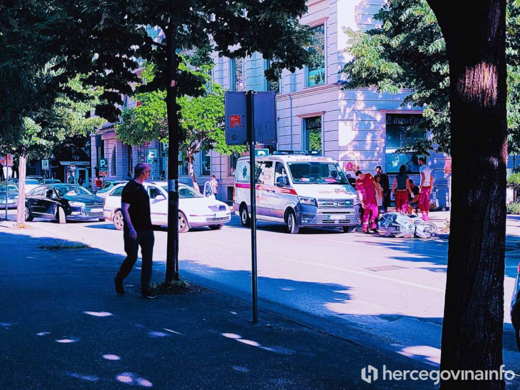 MOSTAR Motociklist ozlijeđen u sudaru s automobilom