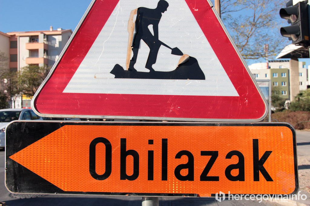 POJAŠNJENJA Evo od kada će se potpuno zatvarati cesta Mostar-Čapljina, a bit će i naizmjeničnog propuštanja