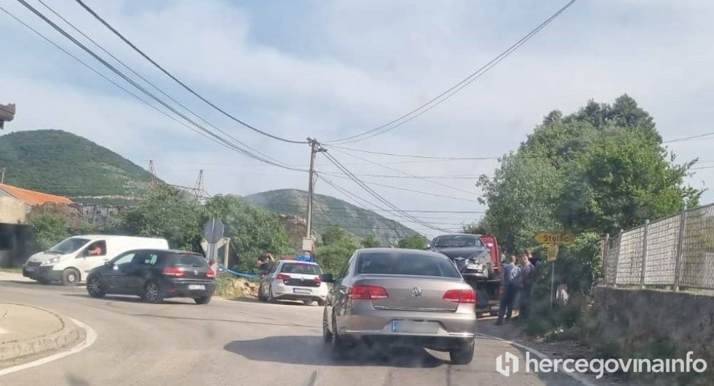 MOSTAR - STOLAC Jedna osoba ozlijeđena u prometnoj nesreći