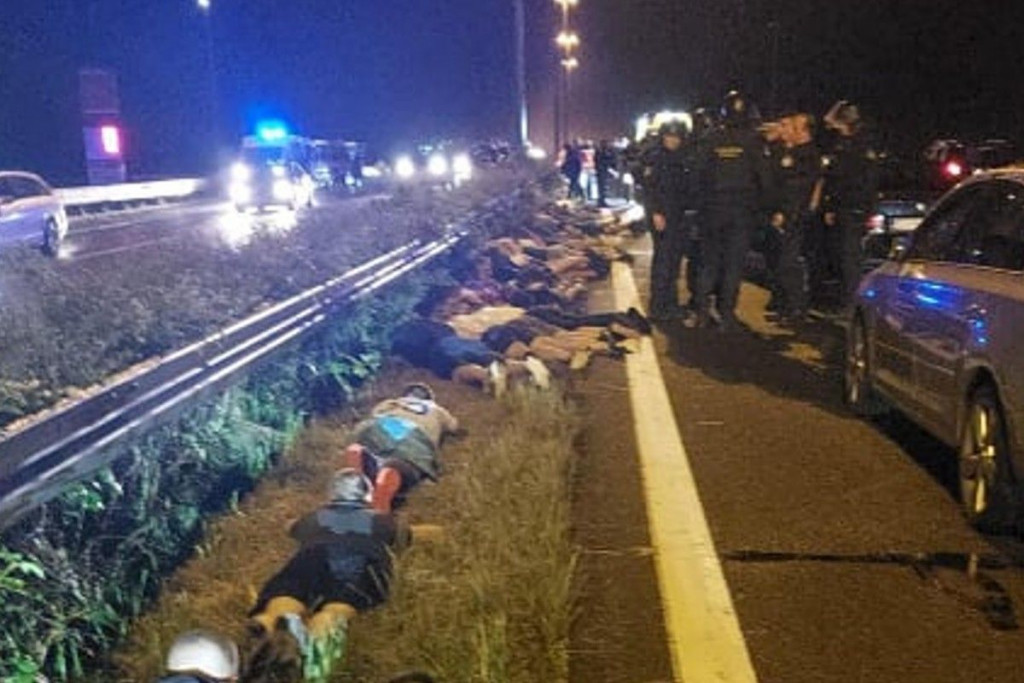 ZATVORENA AUTOCESTA Veliki neredi na A1 kod Zagreba