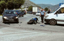 Motociklist ozlijeđen pri sudaru u kojem su još sudjelovali kombi i Golf