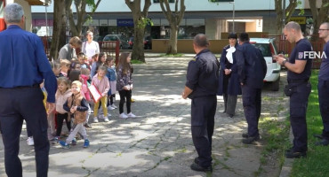 Djeca kod vatrogasaca proslavila njihovog zaštitnika - svetog Florijana