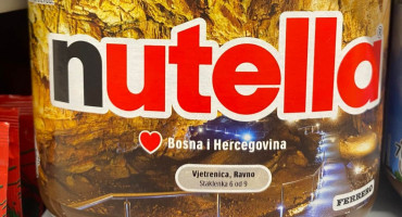 U prodaji je Nutella s ljepotama bh. gradova. Pogledajte kako izgledaju Mostar, Šujica, Vjetrenica, Jablanica...