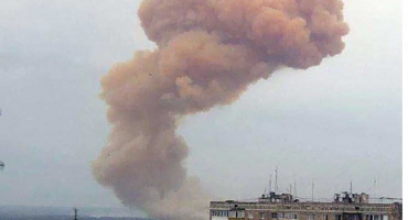 Ruske snage granatirale kemijske tvornice, izbio veliki požar