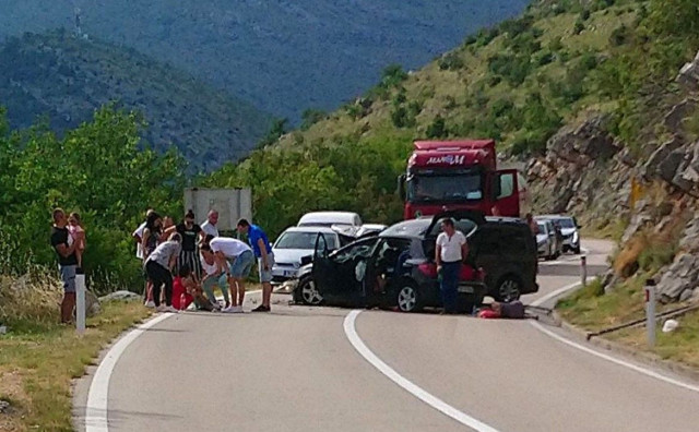 prometna nesreća,Trebinje,ljubinje,sudar