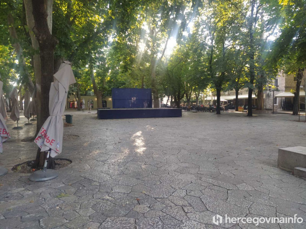 Ovo je mjesto gdje je trebao biti prosvjed u Trebinju