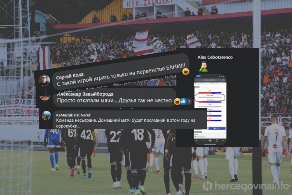 NAVIJAČI SHERIFFA NEZADOVOLJNI "Zrinjski prolazi", "Idući tjedan se opraštamo od Lige prvaka", "Ova ekipa je pobijedila Real?"