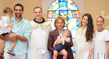 Marin Čilić krstio drugog sina, kum je bio Luka Modrić