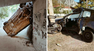 prometna nesreća,Mostar,m 17,ozljede