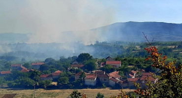 ČITLUK Požar u Blizancima prijeti kućama, vatrogasci i stanovništvo trebaju pomoć